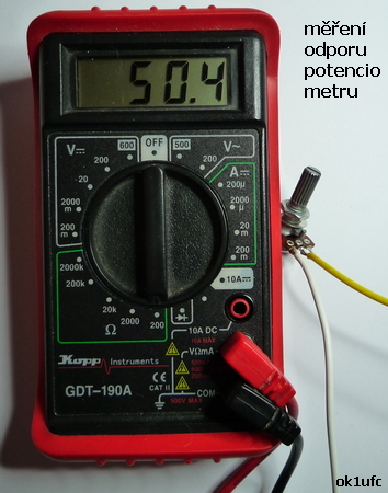 odpor potenciometru